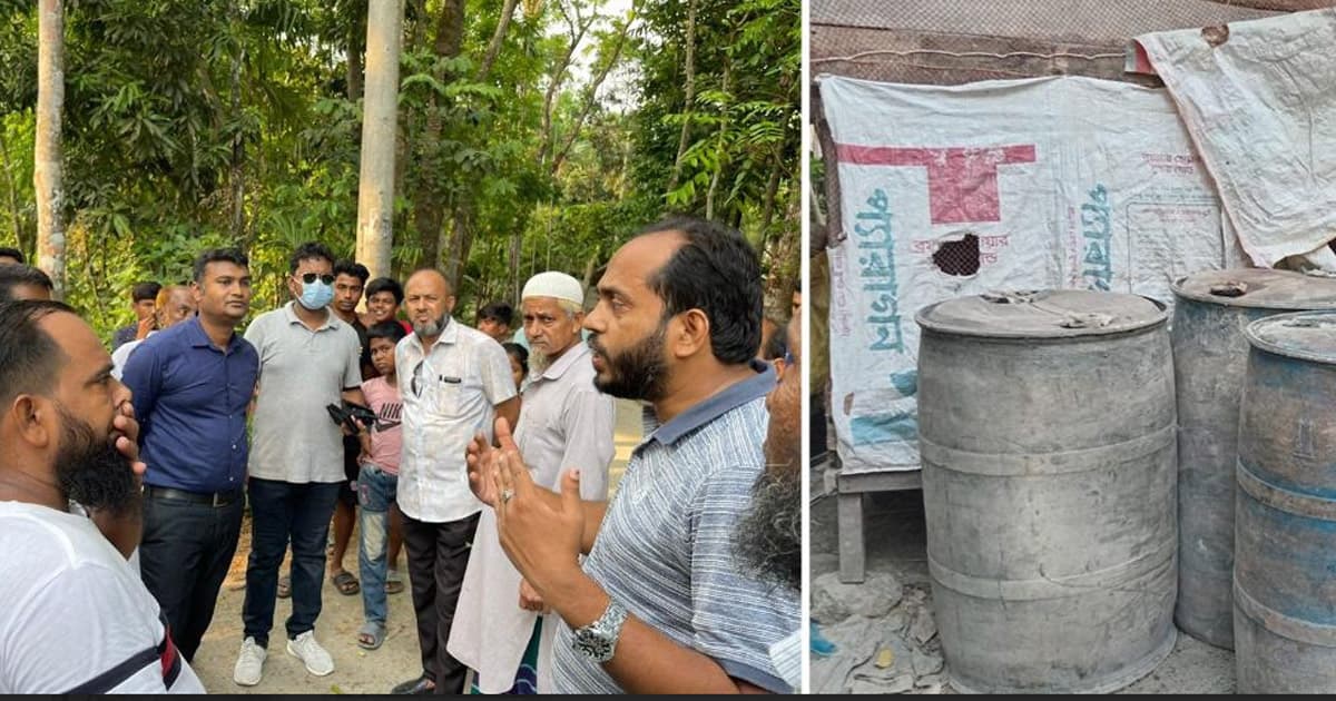 ইউপি সদস্যের বাড়িতে অভিযান, ডিজেল ও সরকারি চাল জব্দ