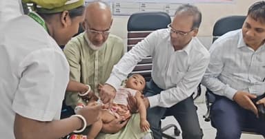 পিরোজপুরে হামের টিকাদান কর্মসূচি শুরু