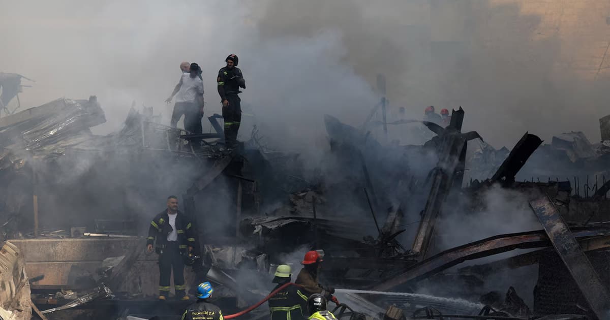 লেবাননে ১০ মিনিটে ১০০ বিমান হামলা ইসরাইলের