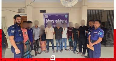আ.লীগসহ বিভিন্ন মামলার ১০ আসামি গ্রেপ্তার