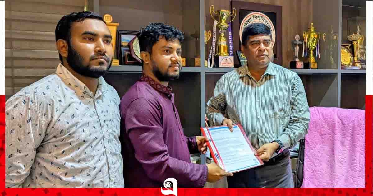 কুবিতে আবাসন সমস্যা ও গেস্টরুম বন্ধের দাবিতে ছাত্রশিবিরের স্মারকলিপি