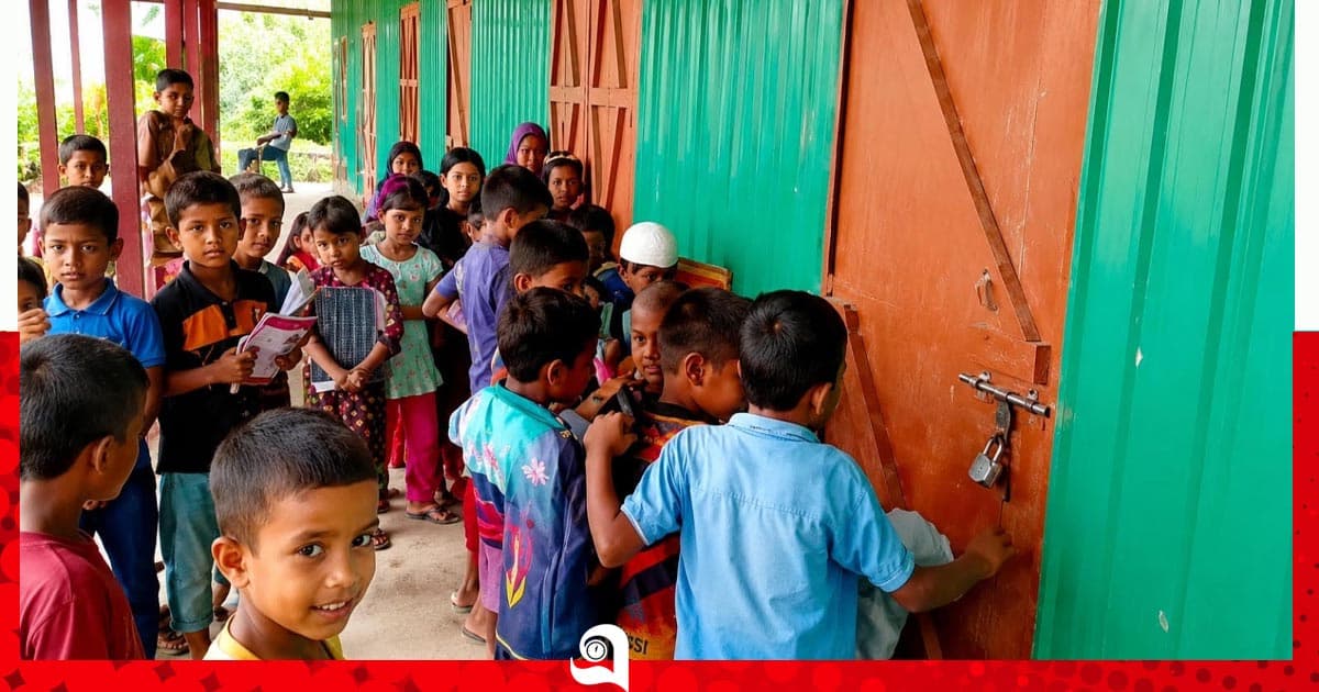 দিনভর তালাবদ্ধ স্কুল, এমনকি উত্তোলন হয়নি জাতীয় পতাকাও