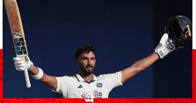 পাড্ডিকাল-জুরেলের সেঞ্চুরিতে রানের পাহাড় ভারতের