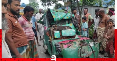 সিরাজগঞ্জে ট্রাকচাপায় অটোরিকশার ২ যাত্রী নিহত