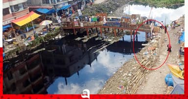ডিএনডি খালের পাড় দখলের অভিযোগ