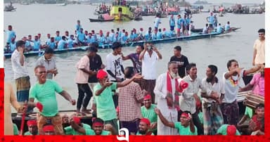 শাল্লায় নৌকা বাইচ