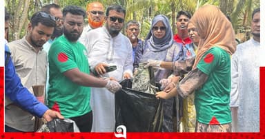 পরিচ্ছন্ন বরিশাল সদর গড়ার প্রত্যয়ে পরিচ্ছন্নতা অভিযান