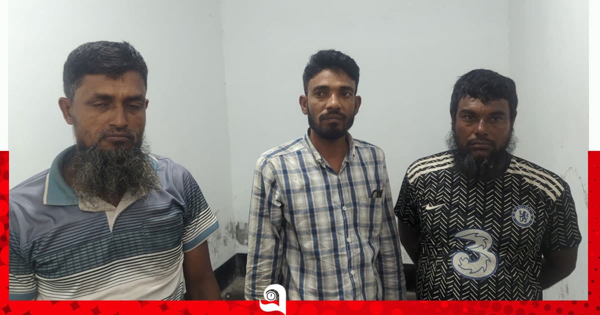 সংরক্ষিত বনে গাছ কাটতে গিয়ে আটক ৪