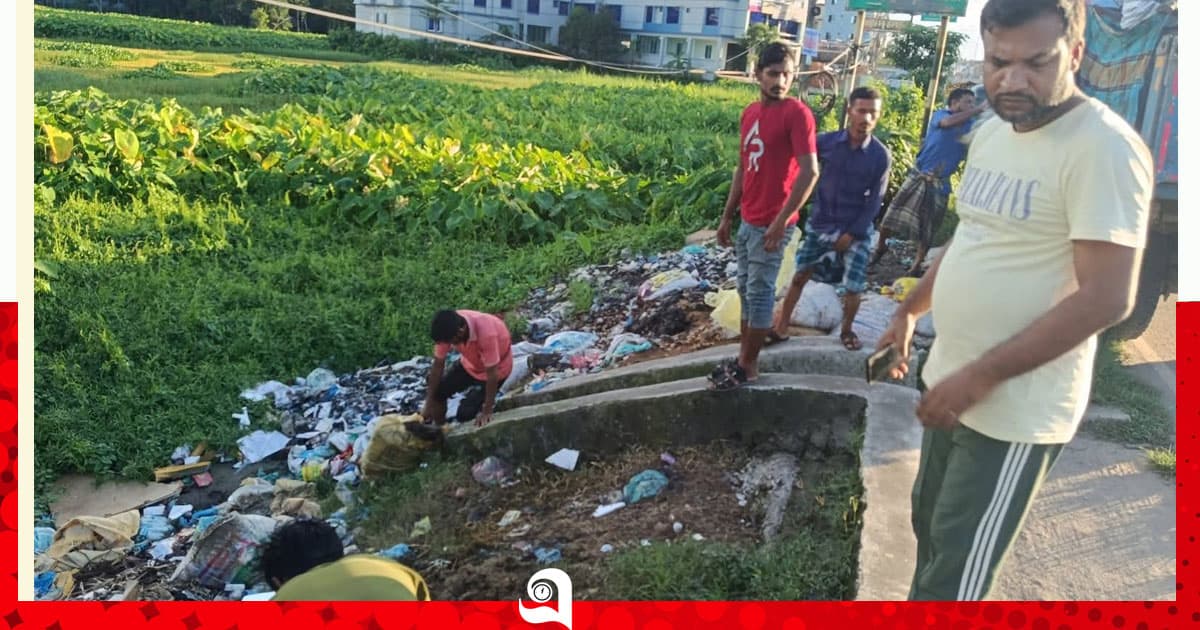 সংবাদ প্রকাশের পর নড়েচড়ে বসল গোলাপগঞ্জ পৌরসভা