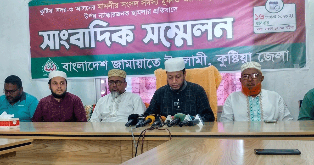 হামলার ঘটনায় আমির হামজার সংবাদ সম্মেলন