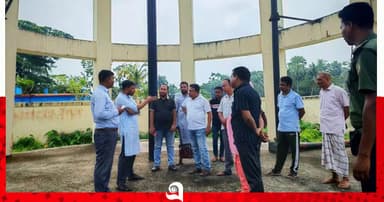 মঠবাড়িয়ার পানি সংকট নিরসনে সরেজমিনে ইউএনও