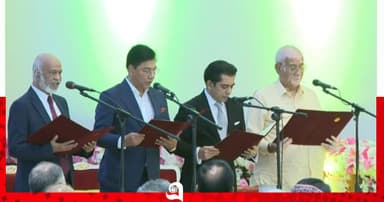 শপথ নিলেন নতুন ৪ মন্ত্রী ও ২ প্রতিমন্ত্রী