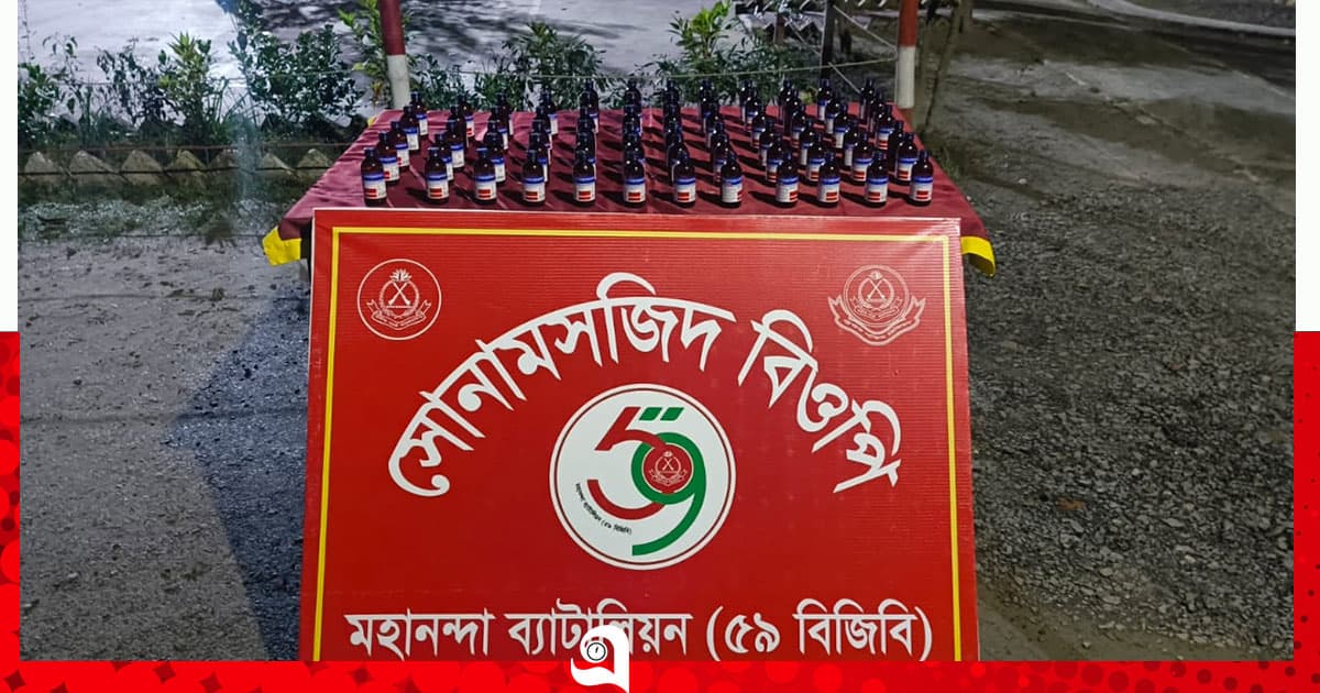 চাঁপাইনবাবগঞ্জ সীমান্তে মাদক জব্দ