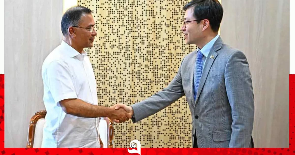 প্রধানমন্ত্রীর সঙ্গে দক্ষিণ কোরিয়ার বাণিজ্যমন্ত্রীর সৌজন্য সাক্ষাৎ