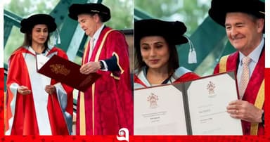লা ট্রোবের সম্মানসূচক ডক্টরেট পেলেন রানি মুখার্জি