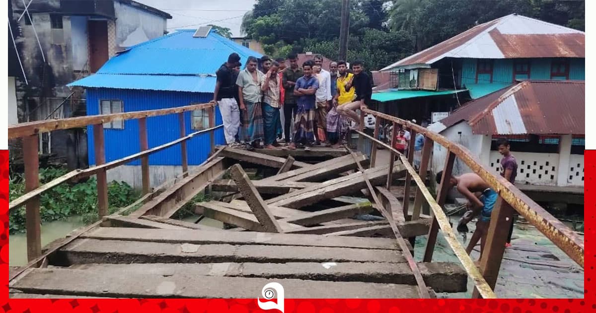 বাল্কহেডের ধাক্কায় সেতু ধস, চলাচল বন্ধ