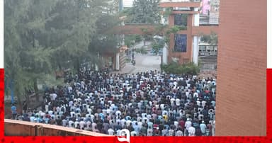 ববি শিক্ষার্থীর গায়েবানা জানাজা শেষে আবারও মহাসড়ক অবরোধ