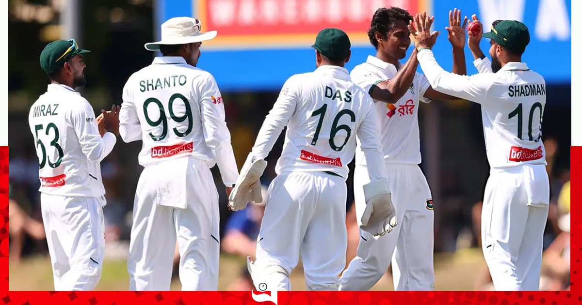 অসিদের ১৯৮ রানে অলআউট করল বাংলাদেশ