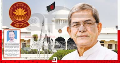 রাজপথের অকুতোভয় যোদ্ধা বঙ্গভবনে