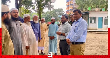 শোলাকিয়া ঈদগাহ মাঠের সৌন্দর্যবর্ধনের উদ্যোগ