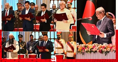 ৬ মন্ত্রী-প্রতিমন্ত্রীর শপথ, দপ্তর পুনর্বণ্টন