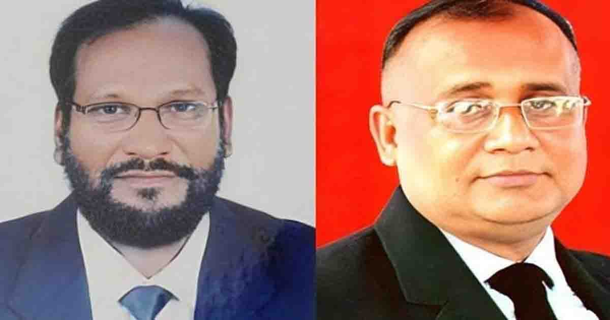 কুষ্টিয়া জেলা আইনজীবী সমিতির সভাপতি শেখ সাঈদ সাধারন সম্পাদক শাতিল মাহমুদ