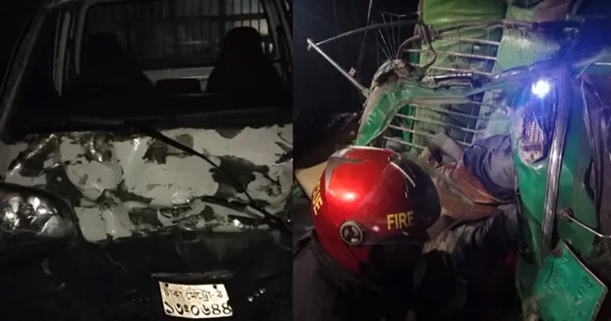 মৌলভীবাজারে পিকআপ-সিএনজির সংঘর্ষে নিহত ৩