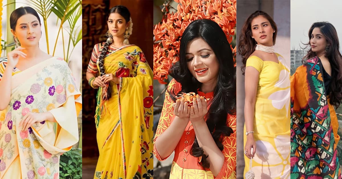 বসন্ত ঘিরে তারকাদের উন্মাদনা