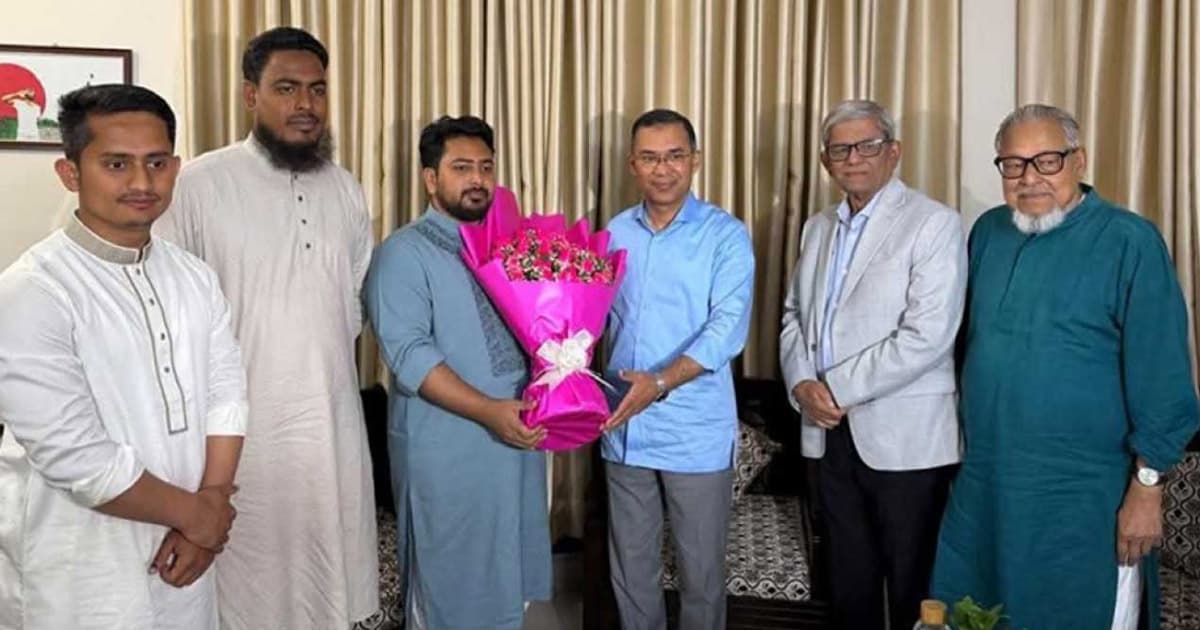 নাহিদের বাসায় তারেক রহমান