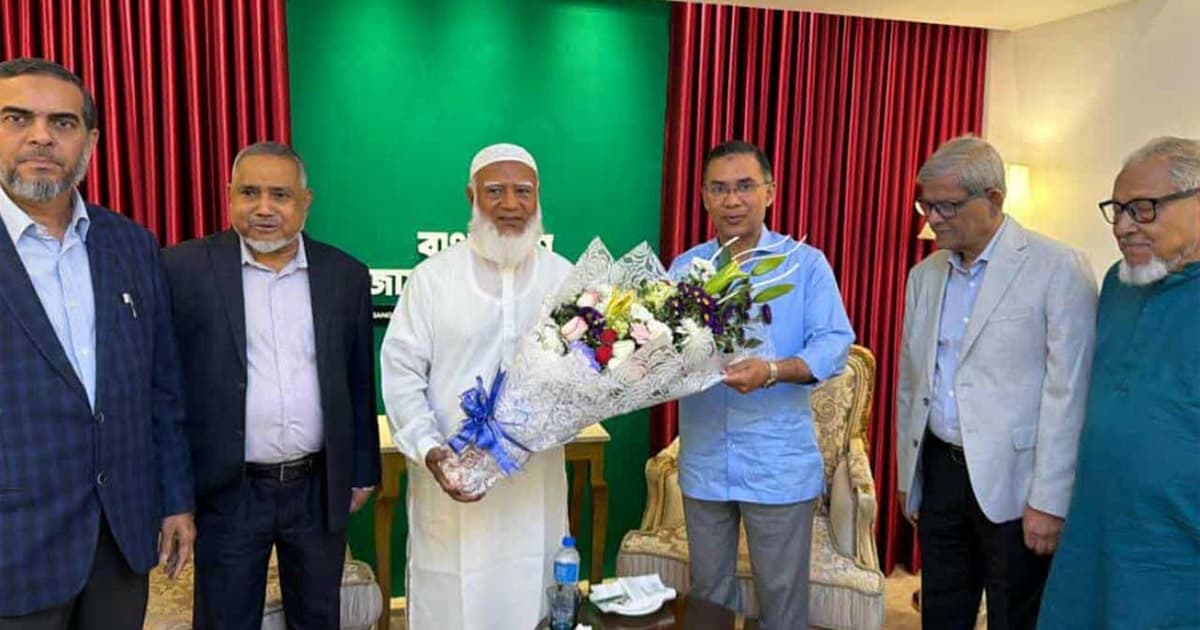 জামায়াত আমিরের বাসায় তারেক রহমান