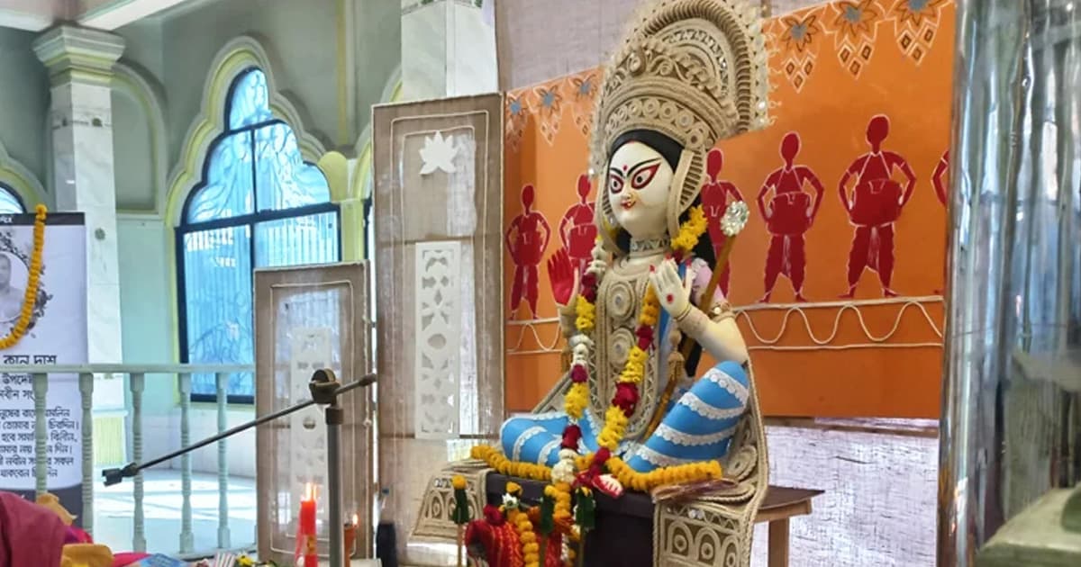 বিদ্যা দেবীর আরাধনায় মুখর সারাদেশ