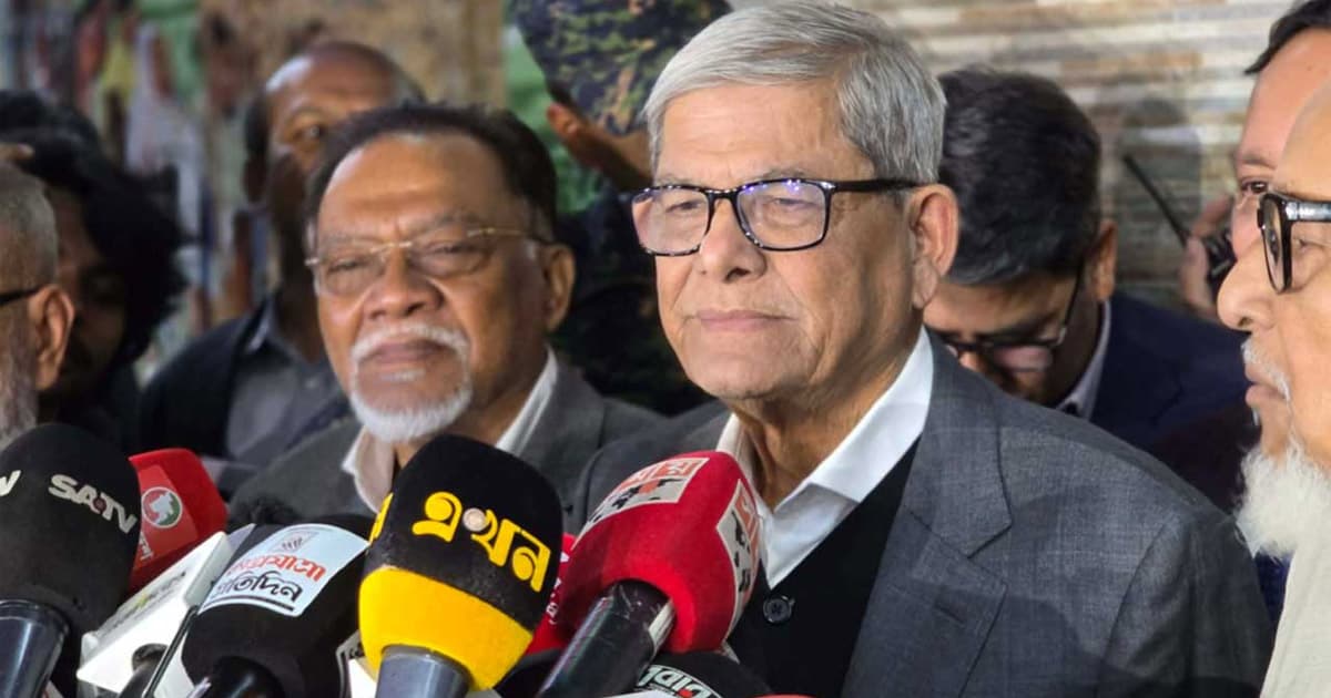 ইসির আচরণ পক্ষপাতমূলক: মির্জা ফখরুল