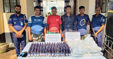 পুলিশের অভিযানে ভারতীয় মাদকসহ আটক ৪