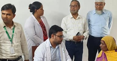 বিনামূল্যে চক্ষু চিকিৎসা ক্যাম্প