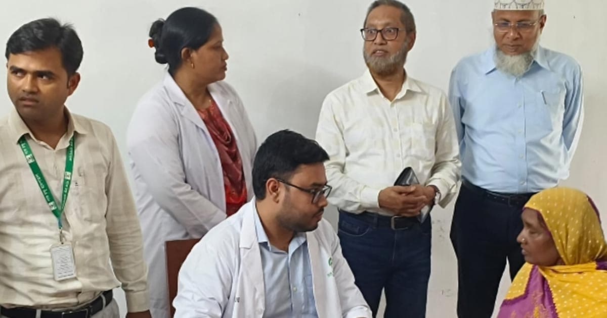 বিনামূল্যে চক্ষু চিকিৎসা ক্যাম্প