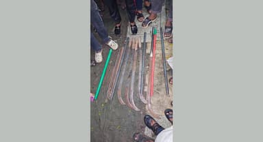 লক্ষ্মীপুরে বিপুল পরিমাণ অস্ত্র উদ্ধার