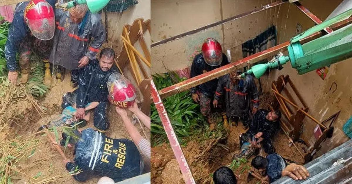চট্টগ্রামে পাহাড়ধসে ২ শিশুর মৃত্যু