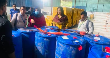 নদী দখল ও খাদ্য অনিয়মে কালীগঞ্জে অভিযান