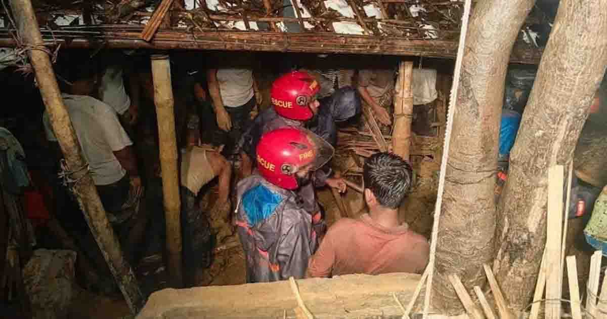 উখিয়ায় রোহিঙ্গা ক্যাম্পে পাহাড়ধসে নিহত ৮, আহত ৩