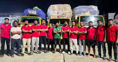 বন্যার্তদের পাশে ফরিদপুরের স্বেচ্ছাসেবীরা, ত্রাণ নিয়ে চট্টগ্রামের পথে