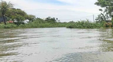 সুনামগঞ্জে সুরমা নদীর পানি বিপৎসীমার ১৬ সে:মি ওপরে