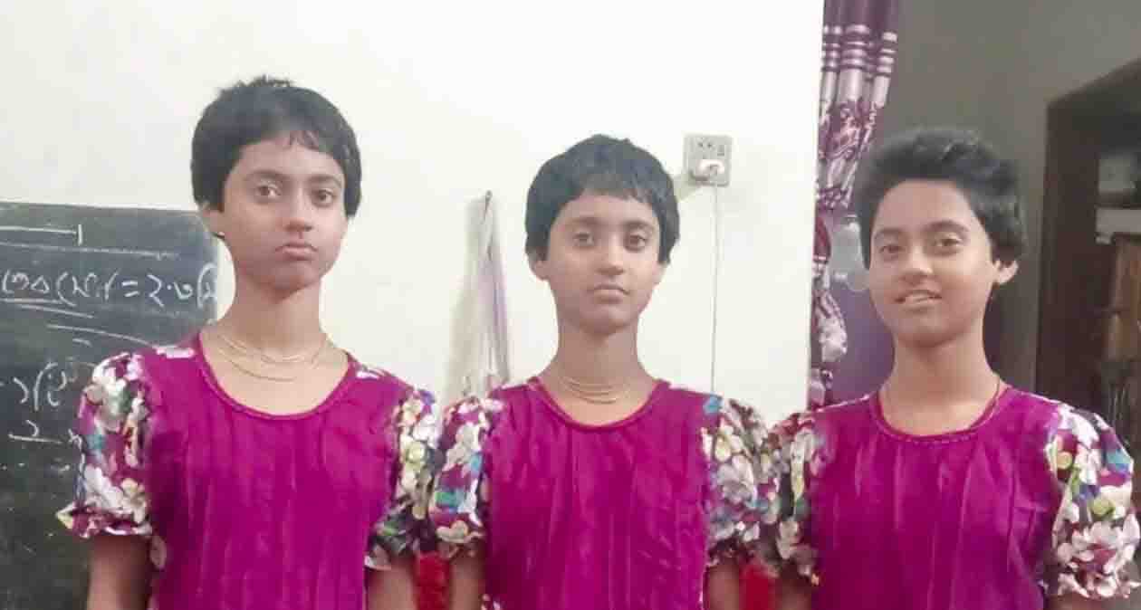বরগুনায় তিন জমজ বোনের বিরল কৃতিত্ব