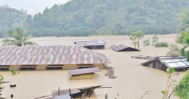 বন্যার্ত প্রাণের হাহাকার