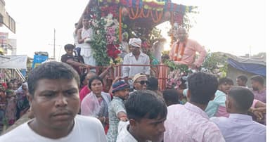 শ্যামনগরে মহাসমারোহে পালিত হলো রথযাত্রা