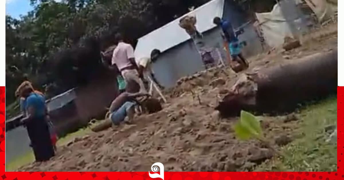 ১৪৪ ধারা অমান্য করে মালামাল ও ভিটার মাটি লুটের অভিযোগ