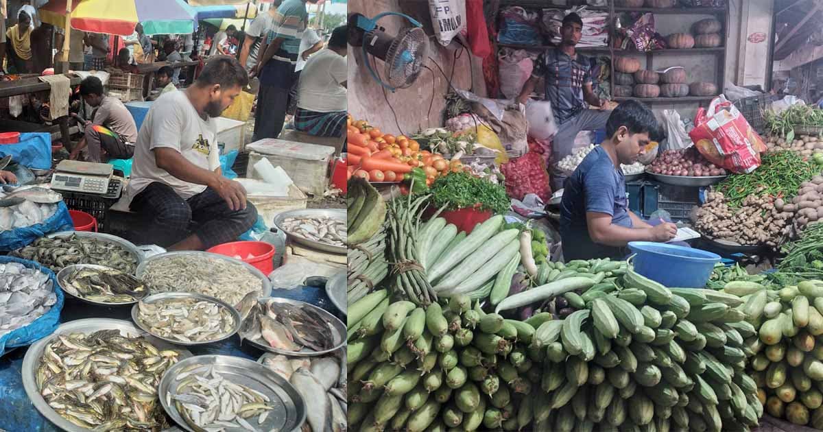 কুষ্টিয়া বাজারে নিত্যপণ্যের দামে মিশ্র চিত্র