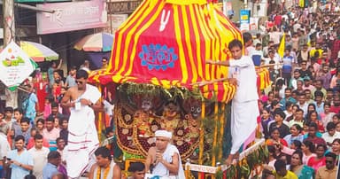 শ্রীমঙ্গলে ধর্মীয় ভাবগাম্ভীর্যে রথযাত্রা উদযাপিত