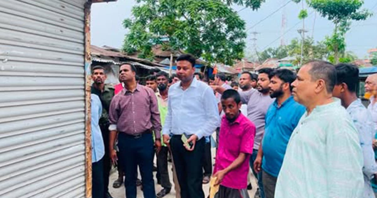 পাতারহাট বন্দরে উচ্ছেদ অভিযান