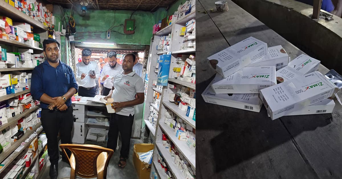 লালমনিরহাটে ভ্রাম্যমাণ আদালতের অভিযানে মিলল নকল ওষুধ, ফার্মেসিকে জরিমানা