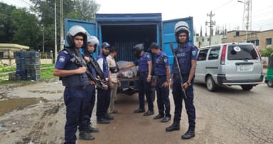 গোলাপগঞ্জে পুলিশের বিশেষ চেকপোস্ট ও মোবিলাইজেশন ড্রিল